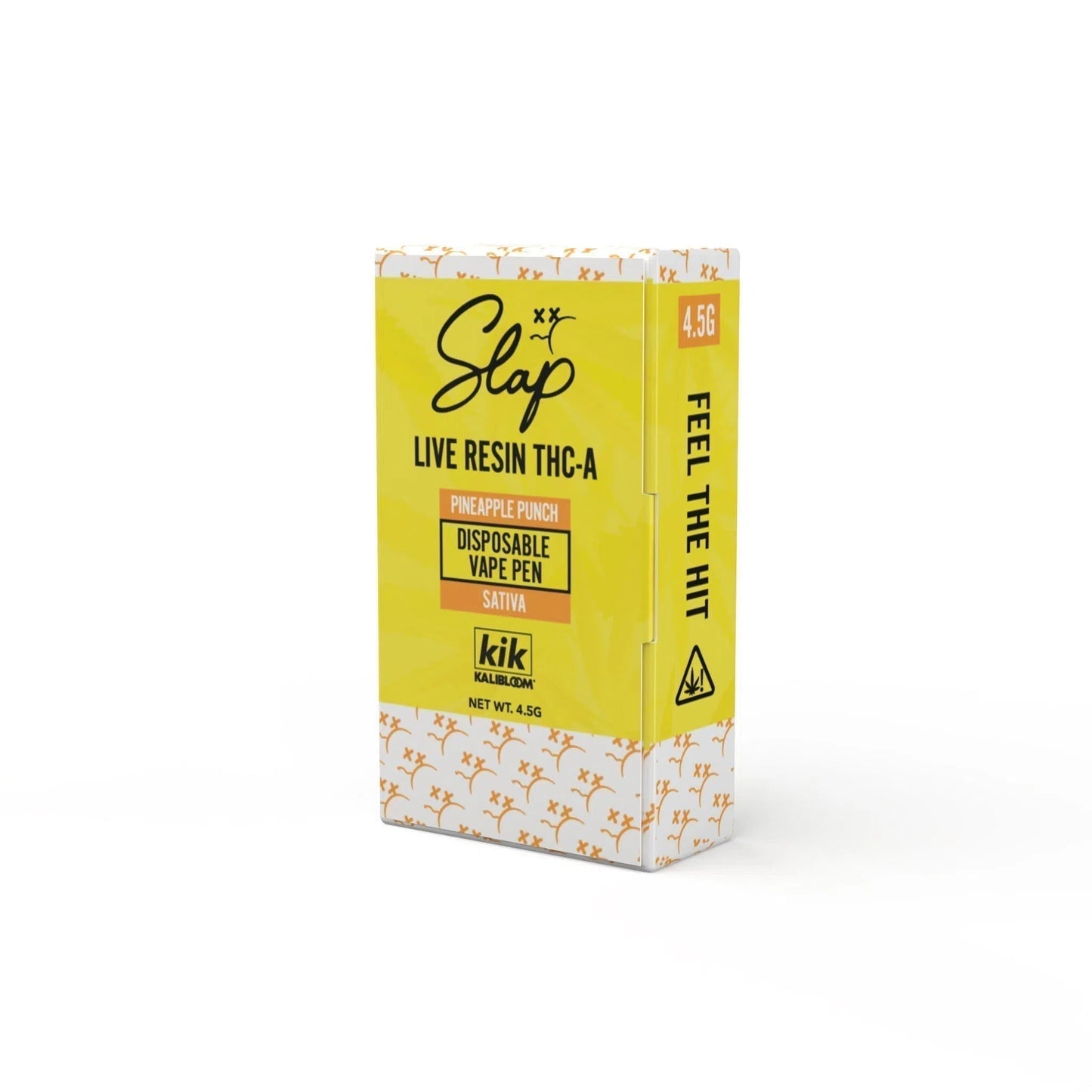 Kik Slap Live Resin THC-A 4500mg Disposable-Kalibloom-Pineapple Punch (Sativa)-NYC Glass