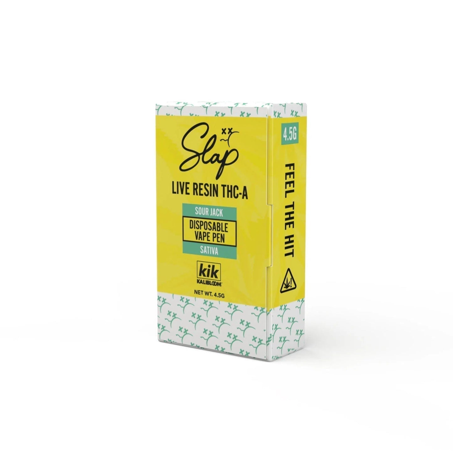 Kik Slap Live Resin THC-A 4500mg Disposable-Kalibloom-Sour Jack (Sativa)-NYC Glass