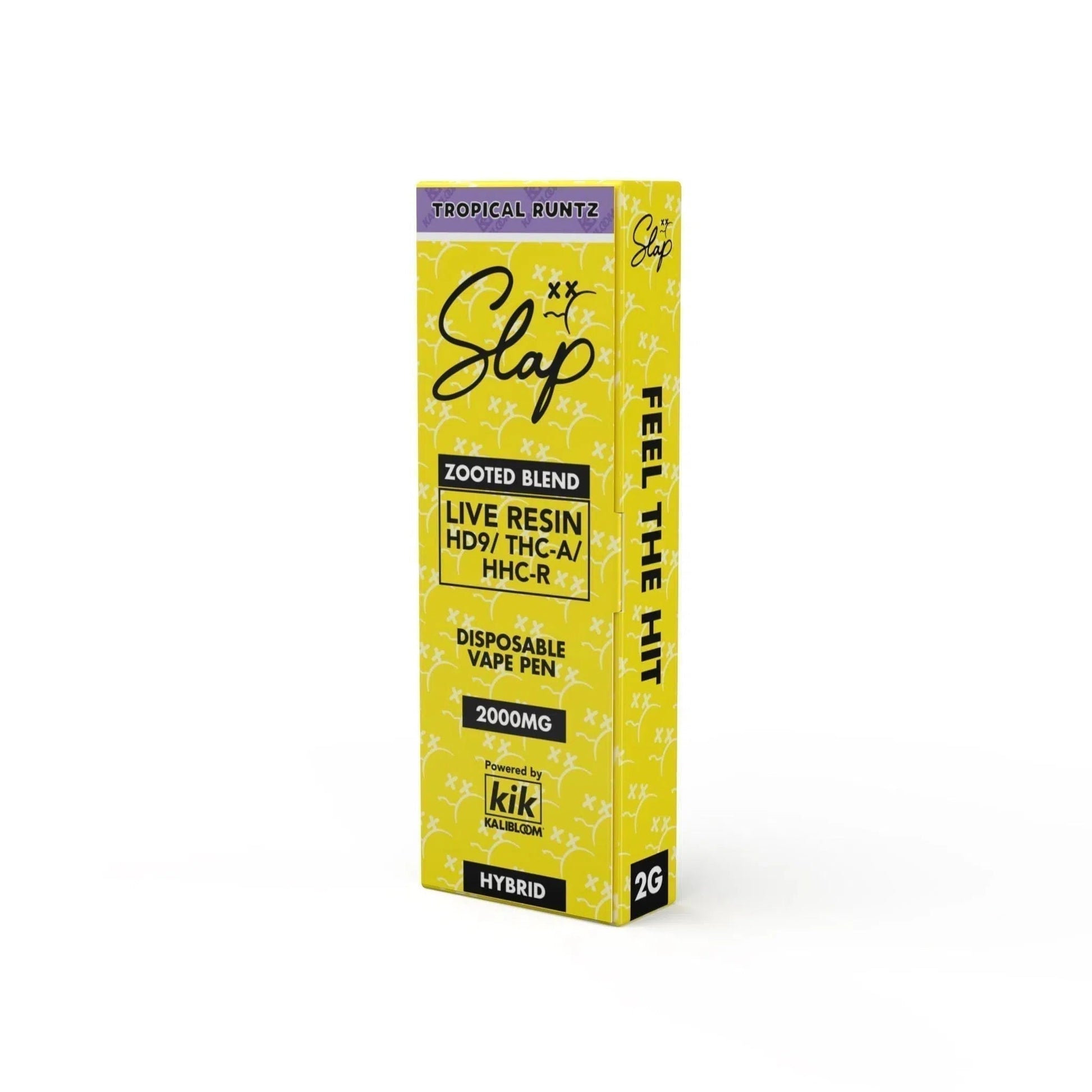 kik delta 8 disposable vape review Kik Slap Zooted Blend Live Resin 2000mg Disposable – NYC GLASS 718