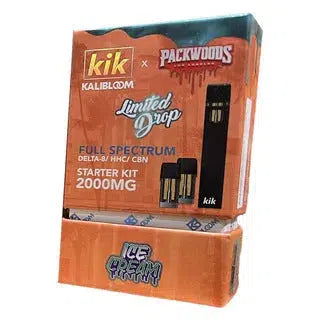 Kik x Packwoods Full Spectrum Pod Starter Kit - LIMITED DROP-Kalibloom-Ice Cream-NYC Glass