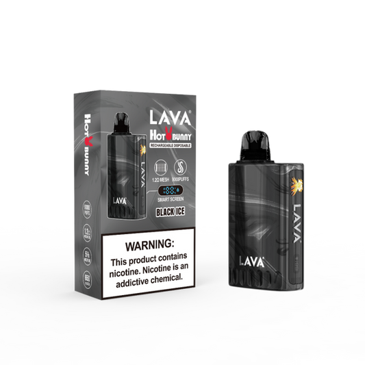 Lava Hot Bunny 9000 Puff Nicotine Disposable 10pk-Lava-Black Ice-NYC Glass