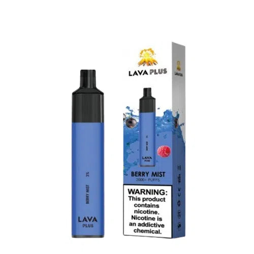 Lava Plus 2000 Puff Nicotine Disposable-Lava-Berry Mist 3%-NYC Glass