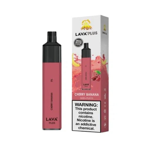 Lava Plus 2000 Puff Nicotine Disposable-Lava-Cherry Banana 5%-NYC Glass