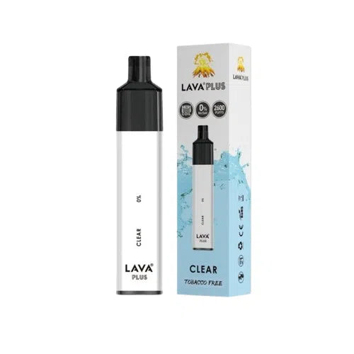 Lava Plus 2000 Puff Nicotine Disposable-Lava-Clear (Unflavored) 0%-NYC Glass