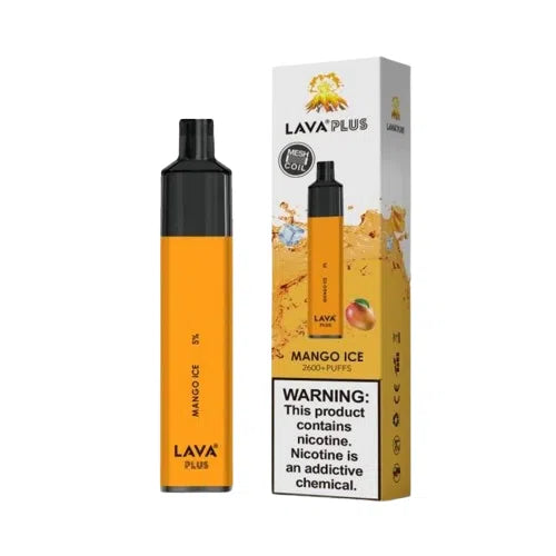 Lava Plus 2000 Puff Nicotine Disposable-Lava-Mango Ice 5%-NYC Glass