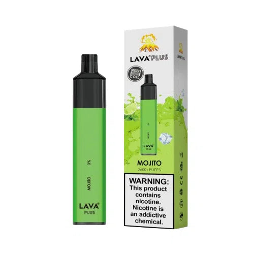 Lava Plus 2000 Puff Nicotine Disposable-Lava-Mojito 3%-NYC Glass