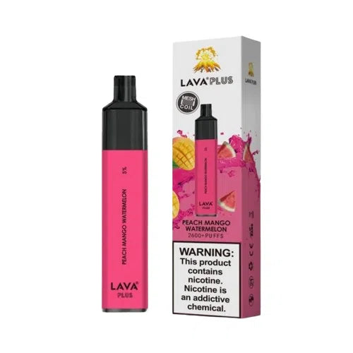 Lava Plus 2000 Puff Nicotine Disposable-Lava-Peach Mango Watermelon 5%-NYC Glass