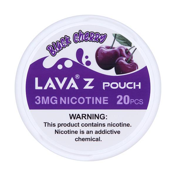 Lava Z Nicotine Pouches-Lava-Black Cherry / 3mg-5 Pack-NYC Glass