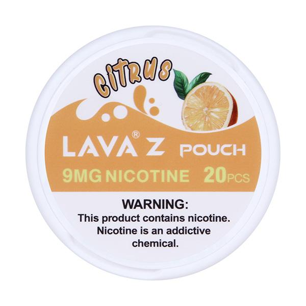 Lava Z Nicotine Pouches-Lava-Citrus / 6mg-Single-NYC Glass