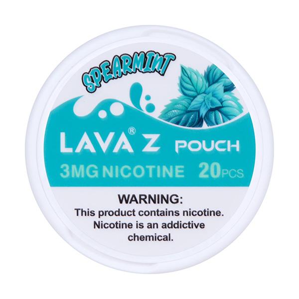 Lava Z Nicotine Pouches-Lava-Spearmint / 3mg-Single-NYC Glass