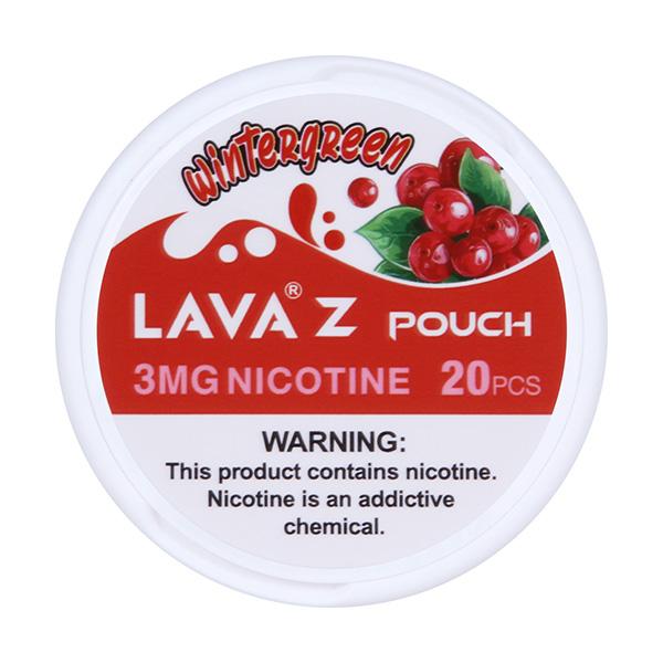 Lava Z Nicotine Pouches-Lava-Wintergreen / 3mg-Single-NYC Glass