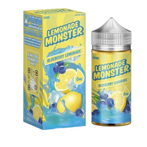Lemonade Monster Freebase E-Juice 100ml-Lemonade Monster-Blueberry Lemonade-0mg-NYC Glass