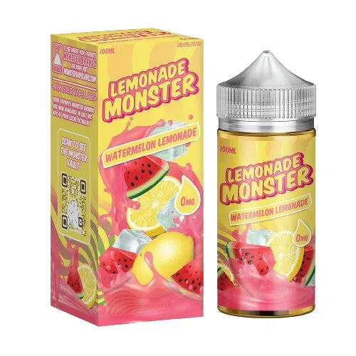Lemonade Monster Freebase E-Juice 100ml-Lemonade Monster-Watermelon Lemonade-0mg-NYC Glass