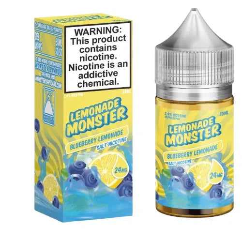 Lemonade Monster Salts E-Juice 30ml-Lemonade Monster-Blueberry Lemonade-24mg-NYC Glass