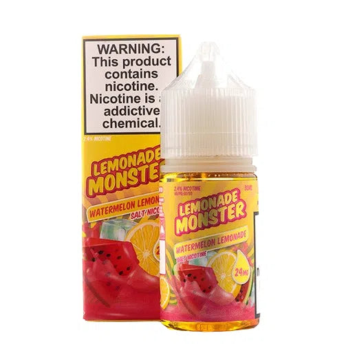 Lemonade Monster Salts E-Juice 30ml-Lemonade Monster-Watermelon Lemonade-24mg-NYC Glass