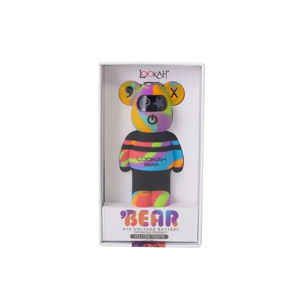 Lookah Bear 510 Battery-Lookah-Limited Edition Yellow Tie Dye-NYC Glass