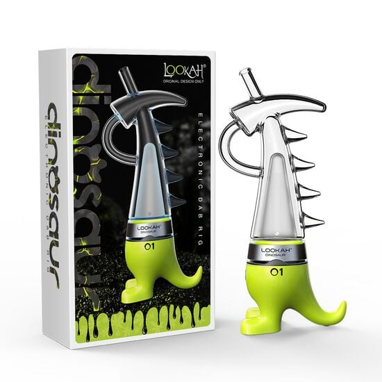 Lookah Dinosaur Electric Dab Rig-Lookah-Neon Green-NYC Glass