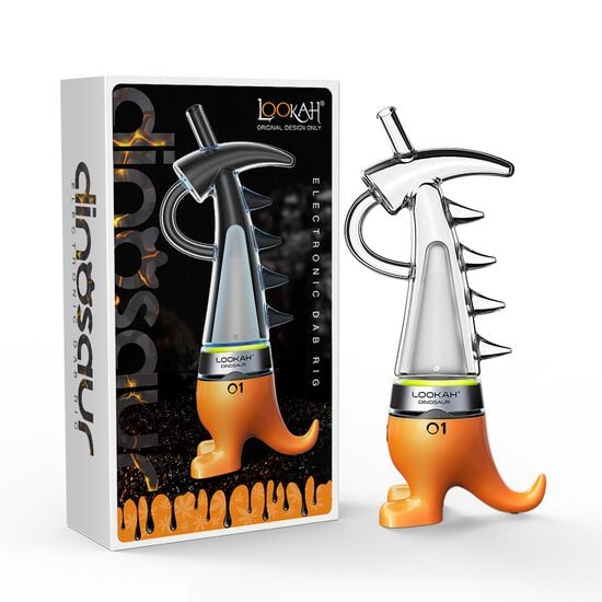 Lookah Dinosaur Electric Dab Rig-Lookah-Orange-NYC Glass