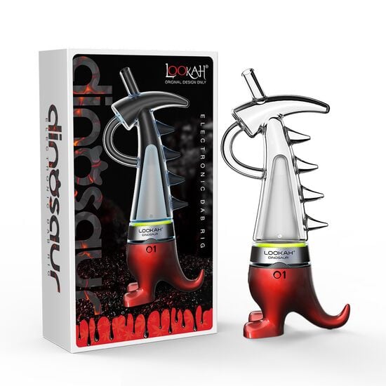 Lookah Dinosaur Electric Dab Rig-Lookah-Red-NYC Glass