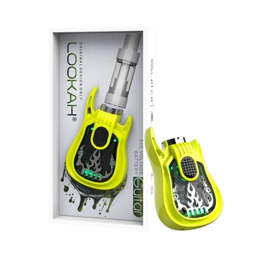 Lookah Guitar 510 Vape Battery-Lookah-Neon Green-NYC Glass