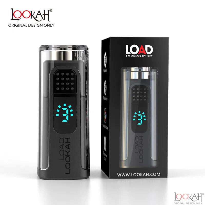 Lookah Load 510 Battery 500mAh | Backlit Display Vape Battery | NYC GLASS 718 Lookah Load 510 Battery 500mAh | Backlit Display Vape Battery | NYC GLASS 718