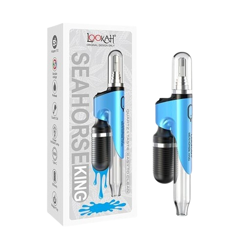 Lookah Seahorse King Electric Nectar Collector-Lookah-Blue-NYC Glass