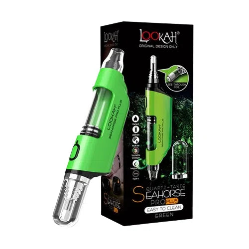 Lookah Seahorse Pro Plus Electric Nectar Collector & 510 Battery-Lookah-Green-NYC Glass