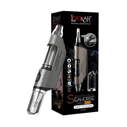 Lookah Seahorse Pro Plus Electric Nectar Collector & 510 Battery-Lookah-Grey-NYC Glass