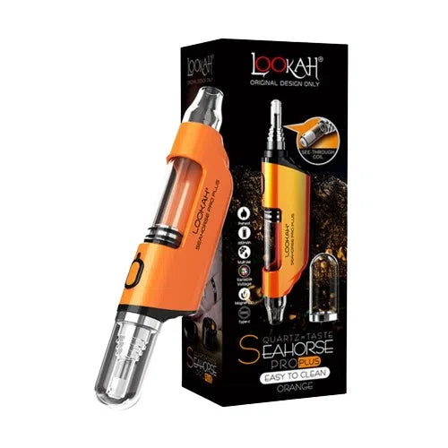 Lookah Seahorse Pro Plus Electric Nectar Collector & 510 Battery-Lookah-Orange-NYC Glass
