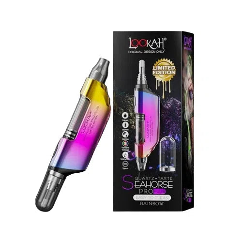 Lookah Seahorse Pro Plus Electric Nectar Collector & 510 Battery-Lookah-Rainbow-NYC Glass