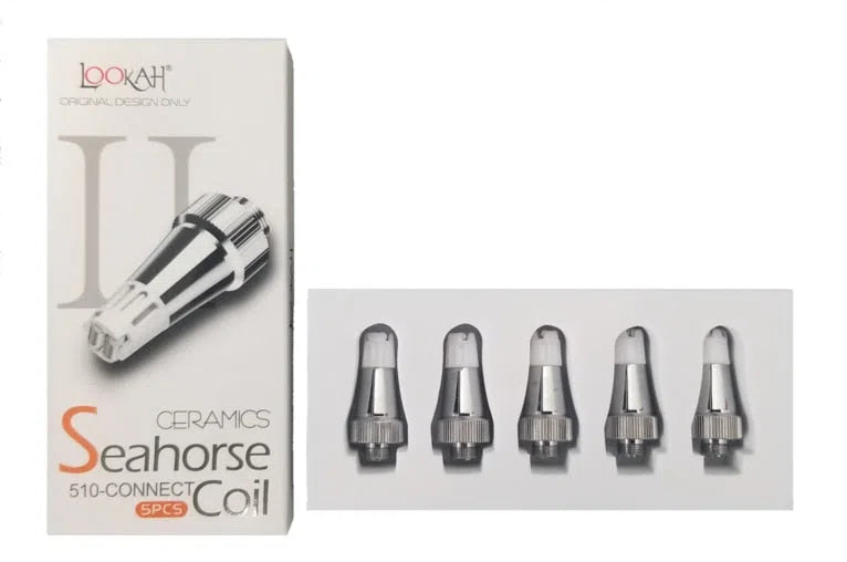 Lookah Seahorse Replacement Coils-Lookah-Lookah Replacement Coils (II) - Ceramic - 5ct-NYC Glass