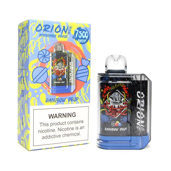 Lost Vape Orion Bar Rechargeable Nicotine Disposable 7500 Puffs 10pk-Lost Mary-Rainbow Drop-NYC Glass