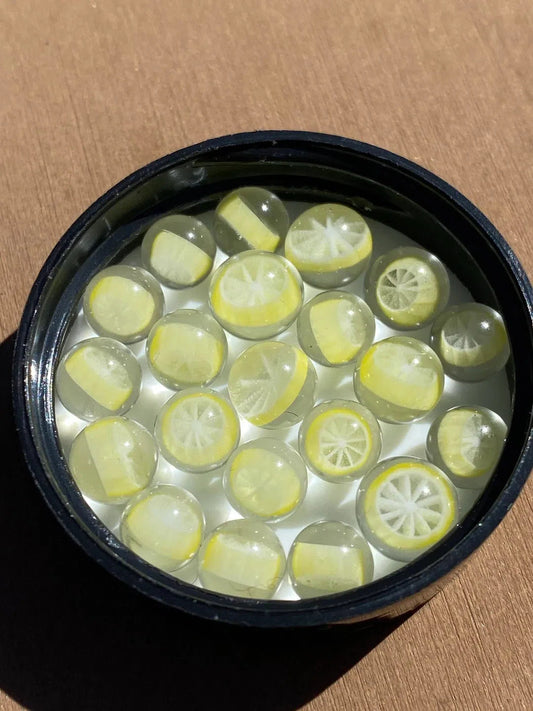 Lyons Glass Floating Lemon Terp Pearl-Lyons Glass-NYC Glass