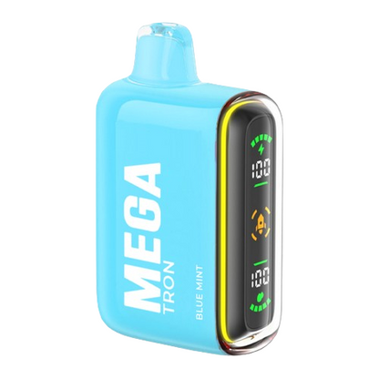 MEGA Tron 16,000 Puff Nicotine Disposable-Mega-Blue Mint-Single Unit-NYC Glass