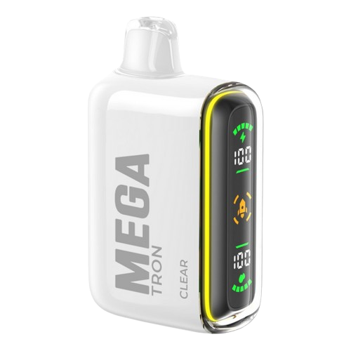 MEGA Tron 16,000 Puff Nicotine Disposable-Mega-Clear-Single Unit-NYC Glass