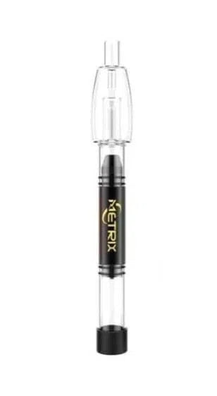 Metrix G Pipe Twisty Glass Blunt-Pulsar-Black-NYC Glass