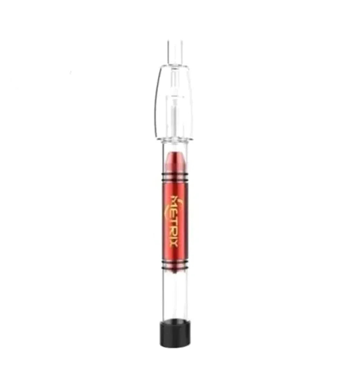 Metrix G Pipe Twisty Glass Blunt-Pulsar-Red-NYC Glass