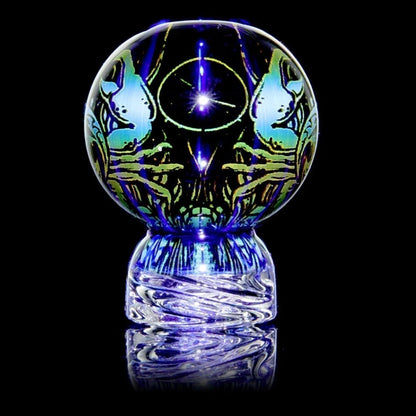 Mothership Glass “CANCER” Series Orb Bubble Cap-Mothership Glass-NYC Glass