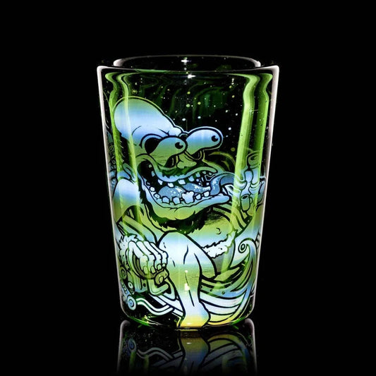 Mothership Glass Dab Fink Shot Glass-Mothership Glass-Green-NYC Glass