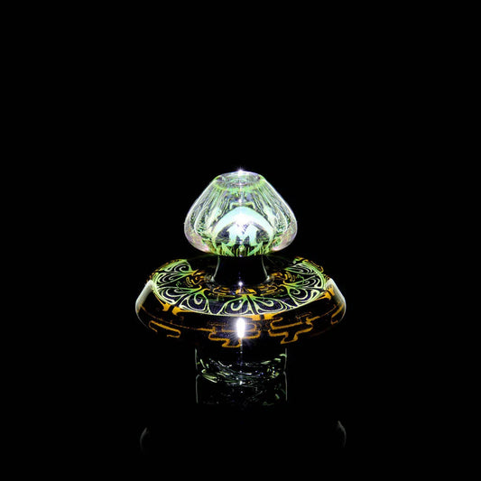 Mothership Glass “SACRED GARDEN” 1/1 MARIA CAP-Mothership Glass-NYC Glass