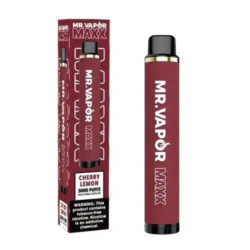 Mr. Vapor Maxx Disposable - 5% 3000 Puffs Nicotine Disposable-Mr. Vapor-Cherry Lemon-NYC Glass