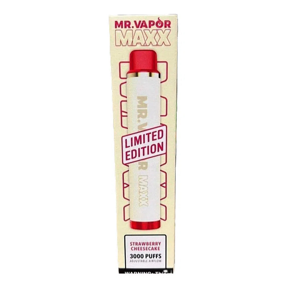 Mr. Vapor Maxx Disposable - 5% 3000 Puffs Nicotine Disposable-Mr. Vapor-Strawberry Cheese Cake-NYC Glass