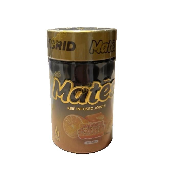 Muha Meds Mates 3g THCA Pre-Rolls 5ct Jar-Muha Meds-Orange Cake - Hybrid-NYC Glass