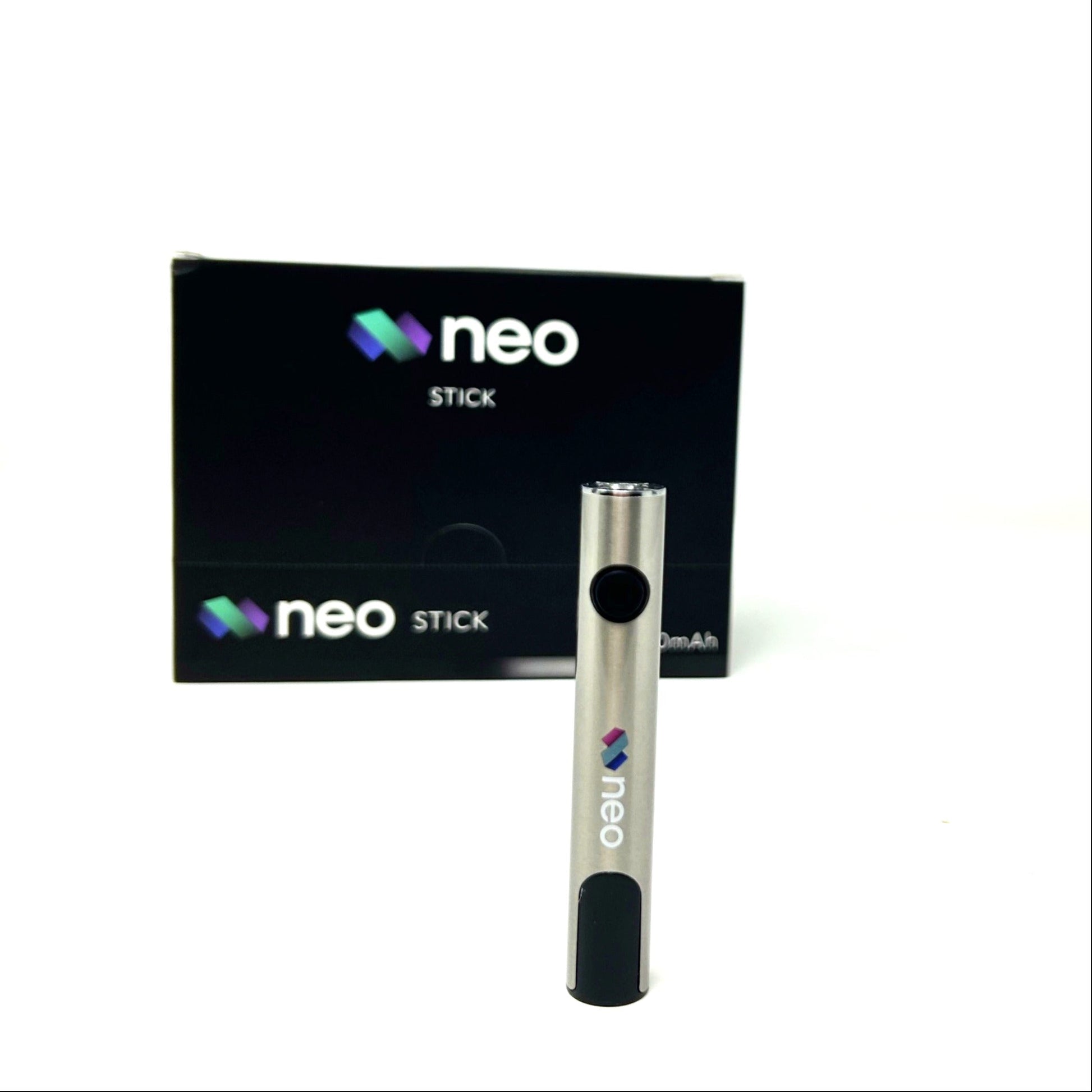 NEO Stick 510 Battery 600mAh LCD Screen Variable Voltage-NEO-Brushed Silver-NYC Glass