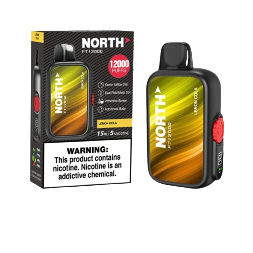 North FT12000 12,000 Puff Rechargeable Nicotine Disposable-North-Lemon Cola-NYC Glass