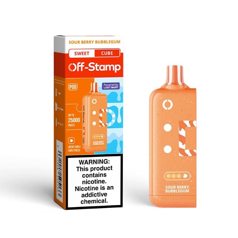 Off Stamp X-Cube Disposable 25,000 Puffs NYC GLASS 718 Off Stamp X-Cube Disposable 25,000 Puffs NYC GLASS 718