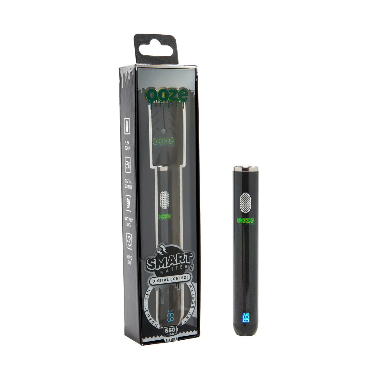 Ooze 510 Smart Battery 650mAh-Ooze-Black-NYC Glass