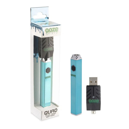 Ooze Quad 510 Battery-Ooze-Arctic Blue-NYC Glass
