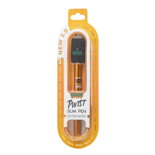 Ooze Twist Slim Pen 2.0 510 Battery-Ooze-Juicy Orange-NYC Glass