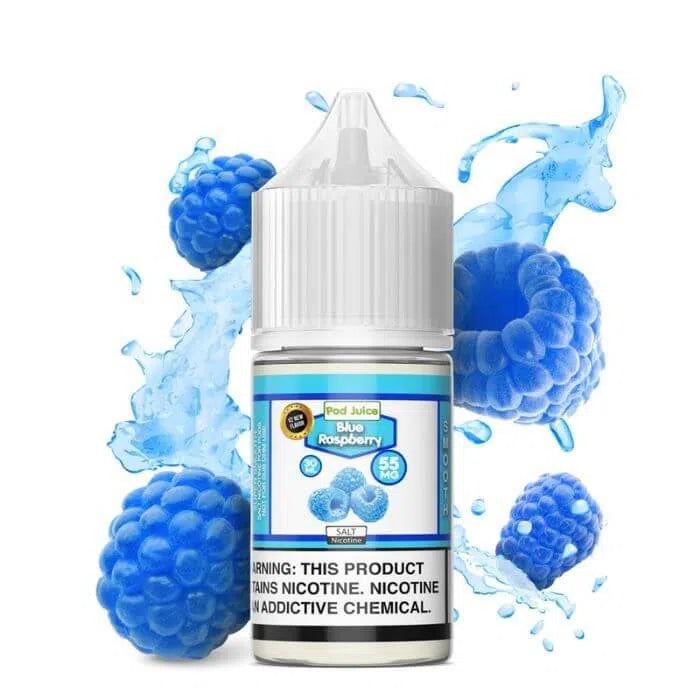 POD Juice Salts E-Juice 30ml-Pod Juice-Blue Raspberry 35mg-NYC Glass